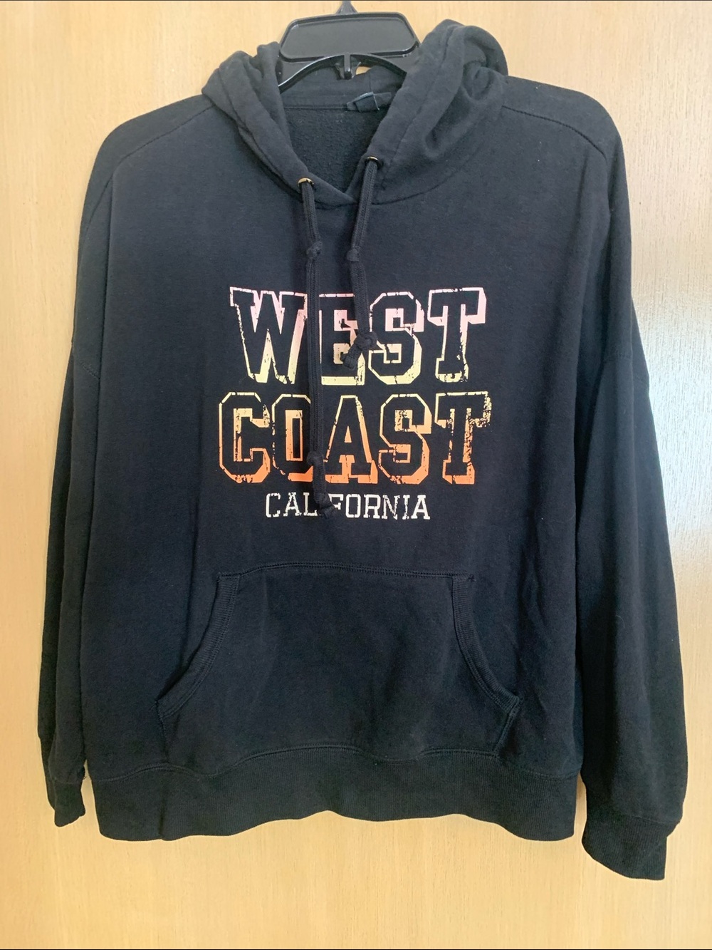 TORRID SIZE 00 West Coast California Black Hoodie Sweatshirt